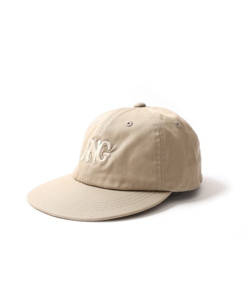 NANGA(ナンガ)の「COTTON TWILL NNG LOGO CAP/コットンツイル NNG ロゴ キャップ(キャップ・メンズ・ネイビー/ベージュ/グリーン/ブラック・FREE)」の2枚目の写真
