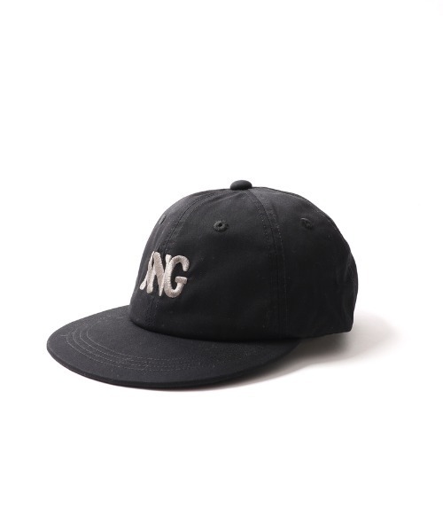 NANGA(ナンガ)の「COTTON TWILL NNG LOGO CAP/コットンツイル NNG ロゴ キャップ(キャップ・メンズ・ネイビー/ベージュ/グリーン/ブラック・FREE)」の1枚目の写真