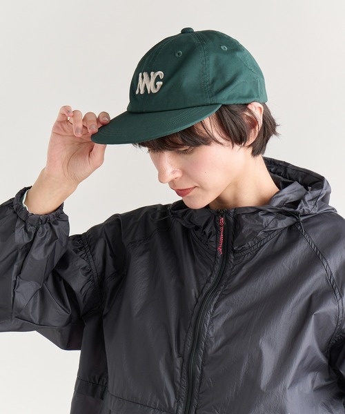 NANGA(ナンガ)の「COTTON TWILL NNG LOGO CAP/コットンツイル NNG ロゴ キャップ(キャップ・メンズ・ネイビー/ベージュ/グリーン/ブラック・FREE)」の6枚目の写真