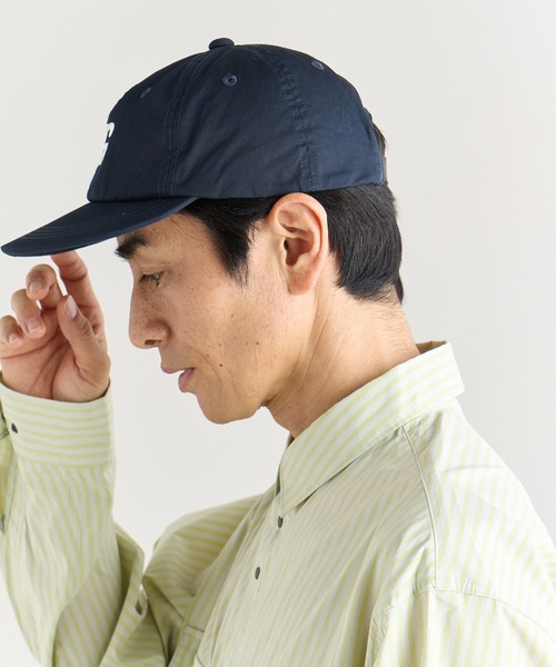 NANGA(ナンガ)の「COTTON TWILL NNG LOGO CAP/コットンツイル NNG ロゴ キャップ(キャップ・メンズ・ネイビー/ベージュ/グリーン/ブラック・FREE)」の10枚目の写真