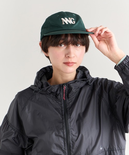 NANGA(ナンガ)の「COTTON TWILL NNG LOGO CAP/コットンツイル NNG ロゴ キャップ(キャップ・メンズ・ネイビー/ベージュ/グリーン/ブラック・FREE)」の5枚目の写真