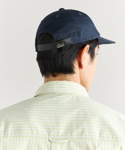 NANGA(ナンガ)の「COTTON TWILL NNG LOGO CAP/コットンツイル NNG ロゴ キャップ(キャップ・メンズ・ネイビー/ベージュ/グリーン/ブラック・FREE)」の11枚目の写真