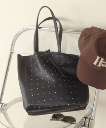別注【MARLON FIRENZE/マルロン】SHOPPER MEDIUM STUDS：バッグ