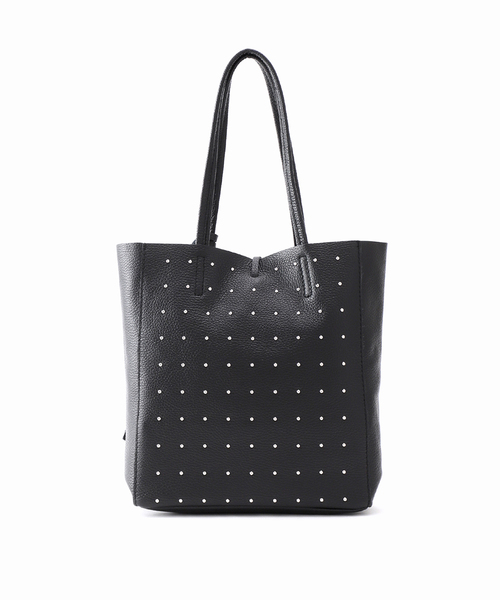 MARLON FIRENZE（マーロンフィレンツェ）の「別注【MARLON FIRENZE/マルロン】SHOPPER MEDIUM STUDS：バッグ（トートバッグ・レディース・ブラック・FREE）」の9枚目の写真