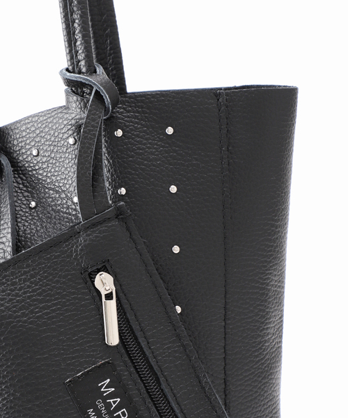 MARLON FIRENZE（マーロンフィレンツェ）の「別注【MARLON FIRENZE/マルロン】SHOPPER MEDIUM STUDS：バッグ（トートバッグ・レディース・ブラック・FREE）」の17枚目の写真