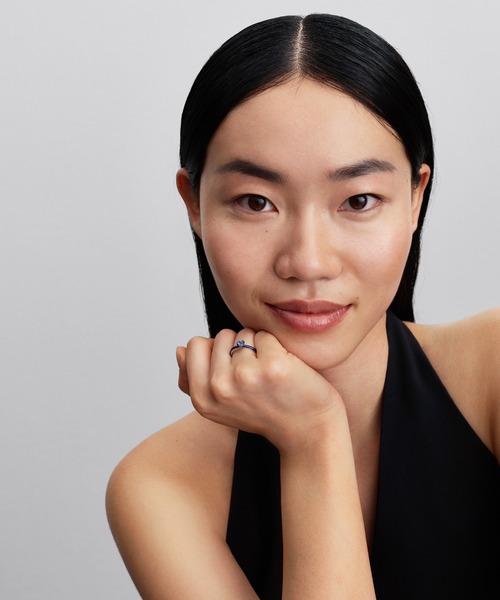 PANDORA（パンドラ）の「ブルー チャクラ ハート リング（リング・レディース・シルバー・60/58/56/54/52/50/48/46/44）」の3枚目の写真