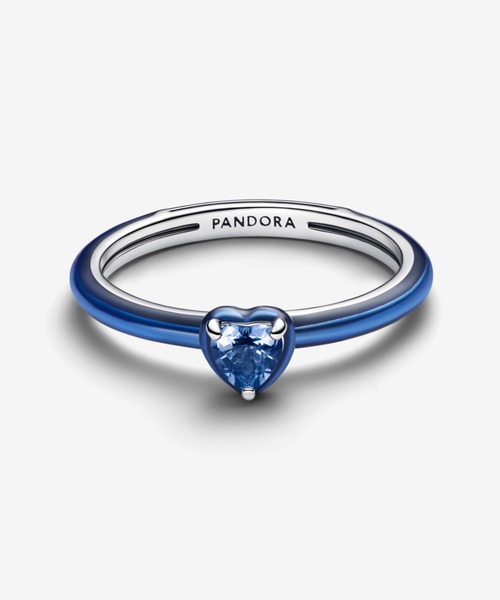 PANDORA（パンドラ）の「ブルー チャクラ ハート リング（リング・レディース・シルバー・60/58/56/54/52/50/48/46/44）」の2枚目の写真
