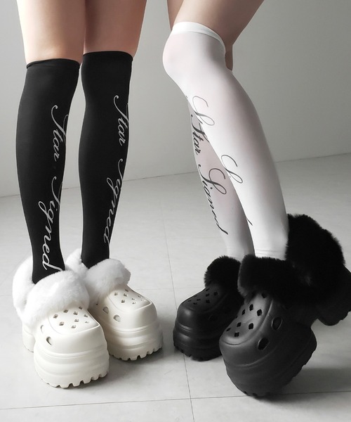me+em select(ミームセレクト)の「【 2color 】フェイクファー厚底クロッグサンダル / Fake fur platform clog sandals(その他シューズ・レディース・アイボリー/ブラック・SMALL/LARGE/MEDIUM)」の3枚目の写真
