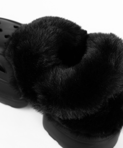 me+em select(ミームセレクト)の「【 2color 】フェイクファー厚底クロッグサンダル / Fake fur platform clog sandals(その他シューズ・レディース・アイボリー/ブラック・SMALL/LARGE/MEDIUM)」の18枚目の写真
