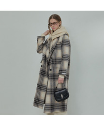 SLOWLOLLI(�X���[���[��)��An check handmade coat - Check(�_�b�t���R�[�g)
