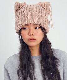 SLEEPYSLIP（スリーピースリップ）の「BREAD PINK BEANIE（ニットキャップ/ビーニー）」