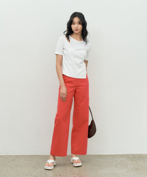 MAKE A TOAST（メイクアトースト）の「ヴィンテージセミワイドパンツレッド MBESPA006RD（その他パンツ）」