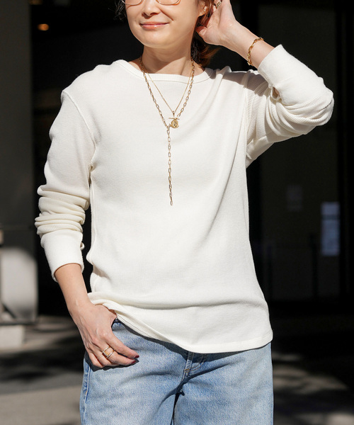 WOOLY WAFFLE プルオーバー（Tシャツ/カットソー）｜Deuxieme Classe