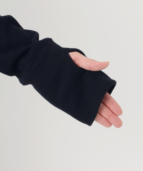 Deuxieme Classe（ドゥーズィエムクラス）の「*WOOLY WAFFLE プルオーバー（Tシャツ/カットソー・レディース・ネイビー/ホワイト/ライトグレー・FREE）」の11枚目の写真