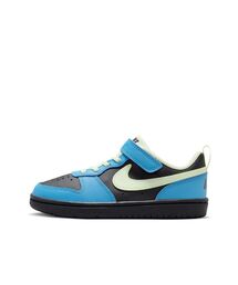 NIKE(�i�C�L)�̃i�C�L �R�[�g �{���[ LOW ���N���t�g ���g���L�b�Y�V���[�Y / Nike Court Borough Low Recraft Little Kids' Shoes DV5457-012 Black(�X�j�[�J�[)