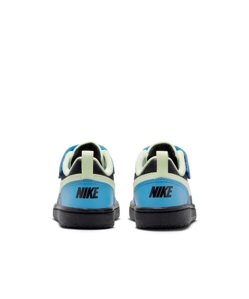 NIKE(ナイキ)の「ナイキ コート ボロー LOW リクラフト リトルキッズシューズ / Nike Court Borough Low Recraft Little Kids' Shoes DV5457-012 Black(スニーカー・キッズ・ブラック・17.5/17/16.5/19/22/21.5/21/20.5/20/19.5/18.5/18)」の4枚目の写真