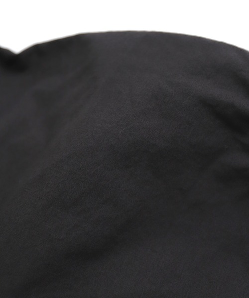 prit（プリット）の「[prit] サイロプレミアム天竺×ブロード切替 5分袖ビッグスリーブＴシャツ（Tシャツ/カットソー・レディース・オフホワイト/ブルー/ダークオリーブ/ブラック・FREE）」の6枚目の写真