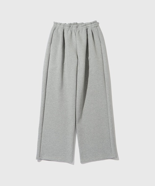 ADAM ET ROPE'(アダムエロペ)の「ダンボールスウェット ワイドパンツ(その他パンツ・メンズ・ブラック/ライトグレー・L/M)」の1枚目の写真