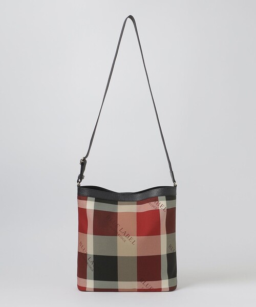 BLUE LABEL CRESTBRIDGE（ブルーレーベルクレストブリッジ）の「クレストブリッジチェックロゴプリント縦長ショルダー（ショルダーバッグ・レディース・レッド/ベージュ系その他・FREE）」の5枚目の写真