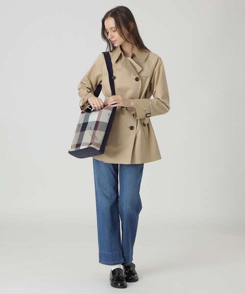 BLUE LABEL CRESTBRIDGE（ブルーレーベルクレストブリッジ）の「クレストブリッジチェックロゴプリント縦長ショルダー（ショルダーバッグ・レディース・レッド/ベージュ系その他・FREE）」の10枚目の写真