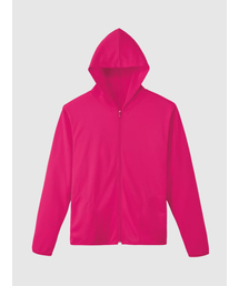 FINDCHILLIN（ファインド チリン）の「FCHl03 UVシールドアクティブフードジップアップホットピンク（パーカー）」