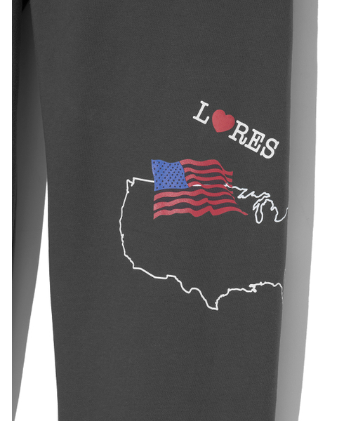 LORES(ロアス)の「America Sweatpants - Charcoal(スウェットパンツ・レディース・その他・M/L)」の6枚目の写真