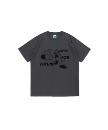 スワイプフォーフューチャー 半袖Tシャツ (チャコール)