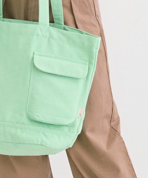 ROOTOTE(ルートート)の「ルートート / SN.ミディアム.リサイクルコットン-E(トートバッグ・レディース・レッド系その他/オートミール/ブルー系その他/ミント・FREE)」の8枚目の写真