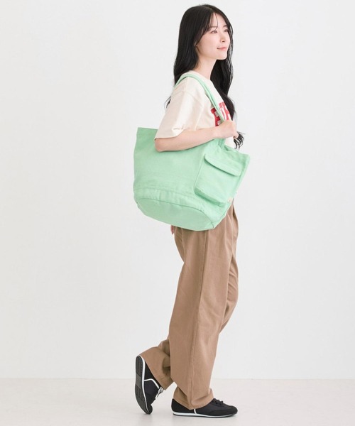 ROOTOTE(ルートート)の「ルートート / SN.ミディアム.リサイクルコットン-E(トートバッグ・レディース・レッド系その他/オートミール/ブルー系その他/ミント・FREE)」の12枚目の写真
