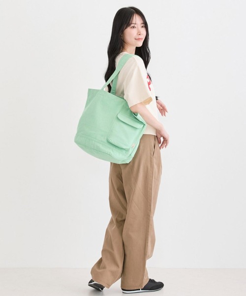 ROOTOTE(ルートート)の「ルートート / SN.ミディアム.リサイクルコットン-E(トートバッグ・レディース・レッド系その他/オートミール/ブルー系その他/ミント・FREE)」の13枚目の写真