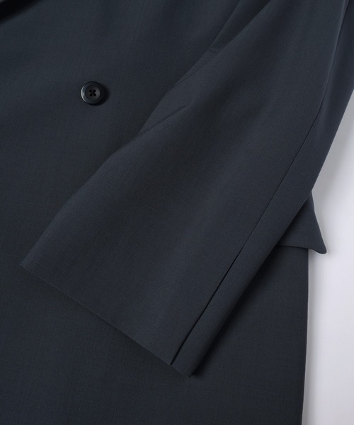 CULLNI（クルニ）の「Wool Dry Stretch Cloth Button-Tab Pocket Tailored Jacket（テーラードジャケット・メンズ・ブラック/ブルーグレー・0/1/2）」の11枚目の写真