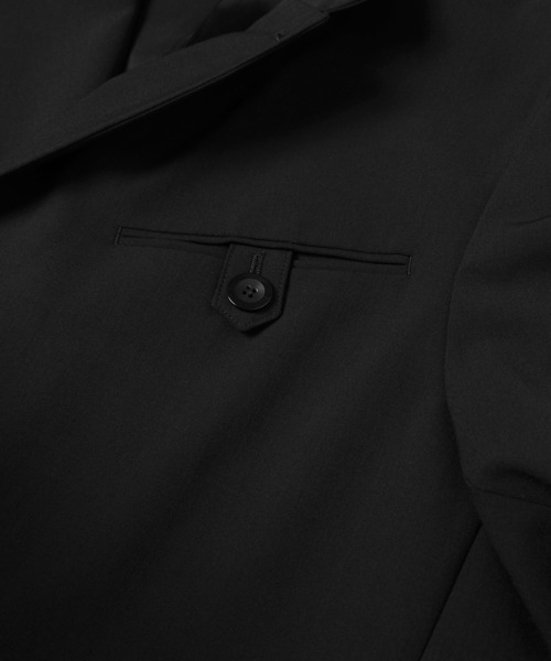 CULLNI（クルニ）の「Wool Dry Stretch Cloth Button-Tab Pocket Tailored Jacket（テーラードジャケット・メンズ・ブラック/ブルーグレー・0/1/2）」の15枚目の写真