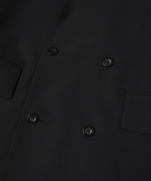 CULLNI（クルニ）の「Wool Dry Stretch Cloth Button-Tab Pocket Tailored Jacket（テーラードジャケット・メンズ・ブラック/ブルーグレー・0/1/2）」の17枚目の写真