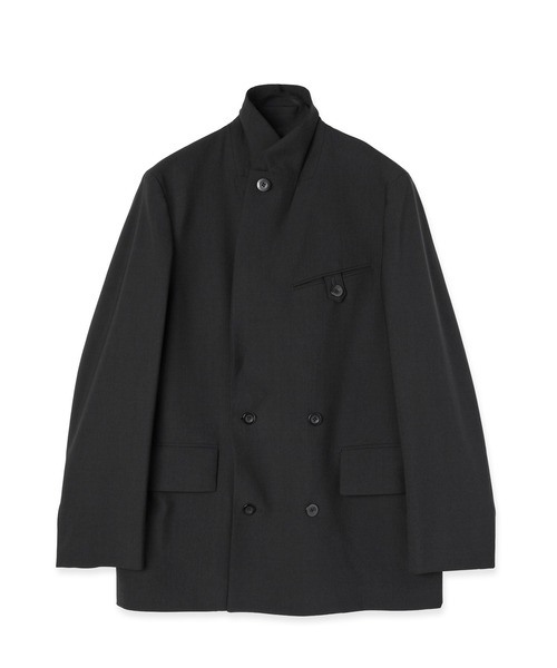 CULLNI(クルニ)の「Wool Dry Stretch Cloth Button-Tab Pocket Tailored Jacket(テーラードジャケット・メンズ・ブラック/ブルーグレー・0/1/2)」の18枚目の写真