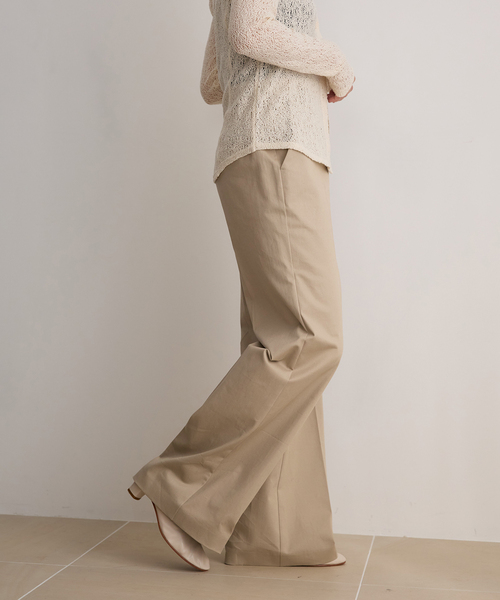 IENA LA BOUCLE(イエナラブークル)の「IENA LA BOUCLE チノスラックス(スラックス・レディース・ナチュラル/ブラック・34/40/38/36)」の9枚目の写真