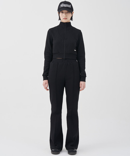 FDR(エフディーアール)の「Boots Cut Essential Pants_BLACK(スウェットパンツ・レディース・その他・FREE)」の1枚目の写真