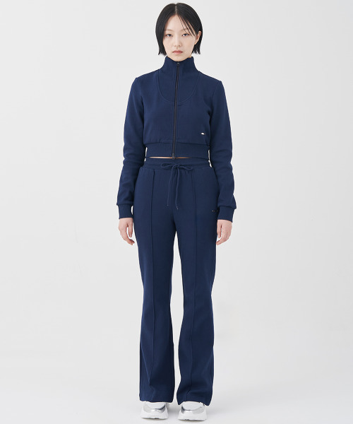 FDR(エフディーアール)の「Boots Cut Essential Pants_BLACK(スウェットパンツ・レディース・その他・FREE)」の3枚目の写真