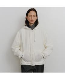 Warmth hooded zip-up