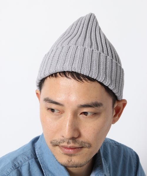 GLOBAL WORK（グローバルワーク）の「メンアサリブワッチキャップ/708273（ニットキャップ/ビーニー・メンズ・ホワイト/ブラック/カーキ/ライトブルー/ネイビー/ダークグレー・FREE）」の11枚目の写真