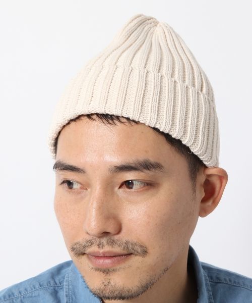 GLOBAL WORK（グローバルワーク）の「メンアサリブワッチキャップ/708273（ニットキャップ/ビーニー・メンズ・ホワイト/ブラック/カーキ/ライトブルー/ネイビー/ダークグレー・FREE）」の12枚目の写真