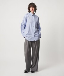 6 | ＜6(ROKU)＞コットン ストライプ シャツ(シャツ/ブラウス)