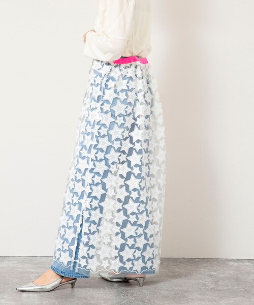 Rie Miller(リエミラー)の「45th limited editionウォッシャブルスターフリンジキャミワンピース(ワンピース・レディース・ブラック/ホワイト・38)」の17枚目の写真