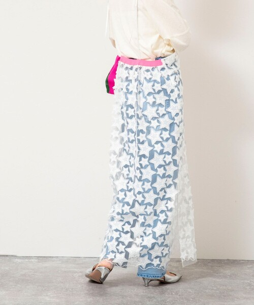 Rie Miller(リエミラー)の「45th limited editionウォッシャブルスターフリンジキャミワンピース(ワンピース・レディース・ブラック/ホワイト・38)」の18枚目の写真