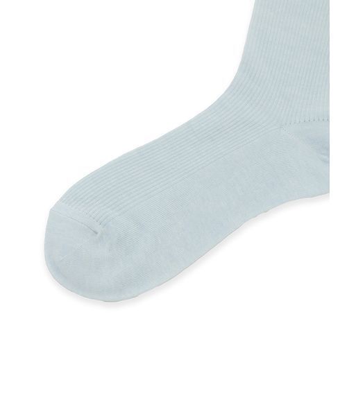 emmi（エミ）の「シアーハイソックス（ソックス/靴下・レディース・ブラウン/ライトブルー/イエロー・F）」の7枚目の写真