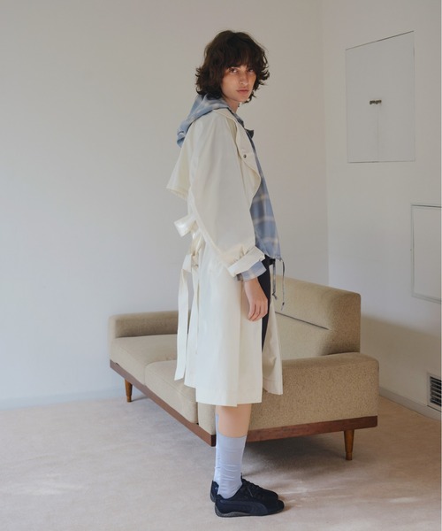 emmi(エミ)の「シアーハイソックス(ソックス/靴下・レディース・ブラウン/ライトブルー/イエロー・F)」の9枚目の写真