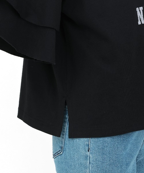 チチカカ(チチカカ)の「Orale! ラッフルスリーブTシャツ(Tシャツ/カットソー・レディース・グリーン/ホワイト/ブラック・FREE)」の15枚目の写真