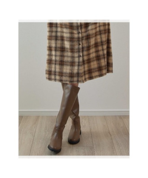 KALENO（カレノ）の「rugged sole long boots（ブーツ・レディース・ブラック/ブラウン・23.0cm/25.0cm）」の6枚目の写真