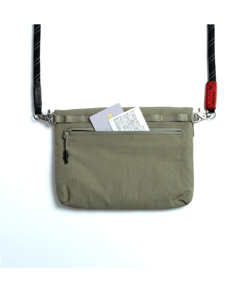 Topologie(トポロジー)の「Utility Musette Small(ユーティリティ ミュゼット スモール)(ショルダーバッグ・レディース・モスグリーン/ブラック/ブルー/グリーン系その他/オレンジ・ONE SIZE)」の13枚目の写真