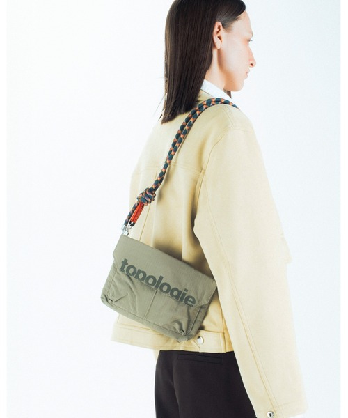 Topologie(トポロジー)の「Utility Musette Small(ユーティリティ ミュゼット スモール)(ショルダーバッグ・レディース・モスグリーン/ブラック/ブルー/グリーン系その他/オレンジ・ONE SIZE)」の14枚目の写真