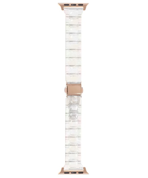 Urban Coral(アーバンコーラル)の「Apple Watch Band / アップルウォッチ スリムレジンバンド / Urban Coral(デジタル腕時計・レディース・クリア/ブラック/ホワイト/コーラルピンク・40mm)」の16枚目の写真